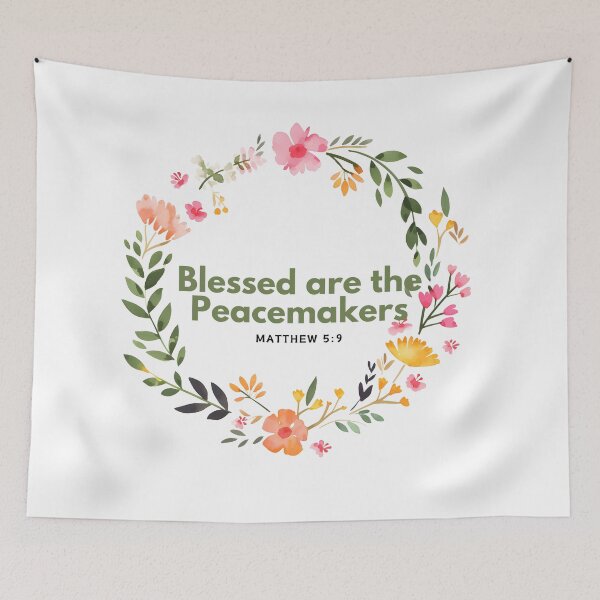 Item preview, Blessed are the Peacemakers - Matthew 5:9 designed and sold by ebocraft.