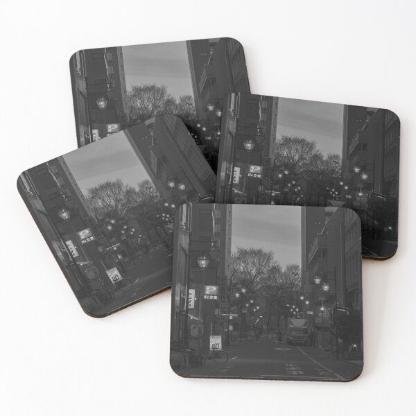 Item preview, B&W Contrast Urban Anime Landscape designed and sold by PrecisionByAJSM.