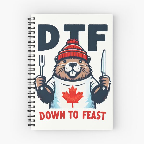 Item preview, DTF Down To Feast  Canadian Thanksgiving Humor designed and sold by HowToCanadian.