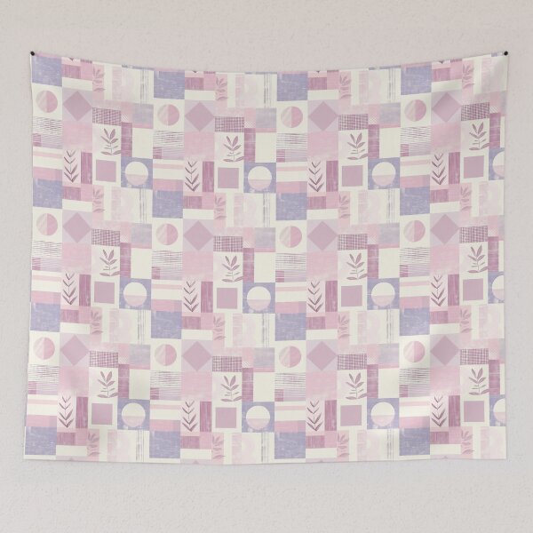 Item preview, Pastel Geometric Botanical Digital Patterns | Household Item Matching Designs | Seamless Backgrounds designed and sold by patpas69.