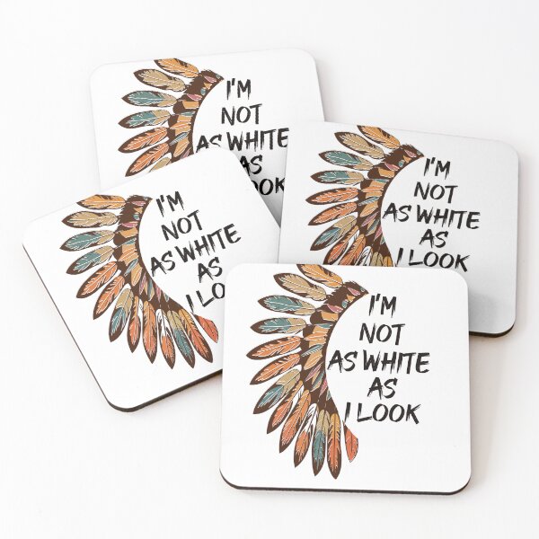 Item preview, I'm Not As White As I Look Native American Indian Day For pride classic T-Shirt designed and sold by Saisaye.