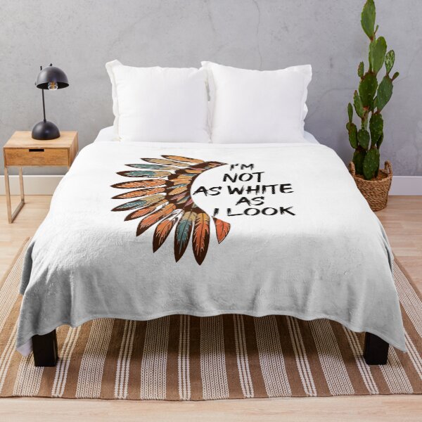 Item preview, I'm Not As White As I Look Native American Indian Day For pride classic T-Shirt designed and sold by Saisaye.