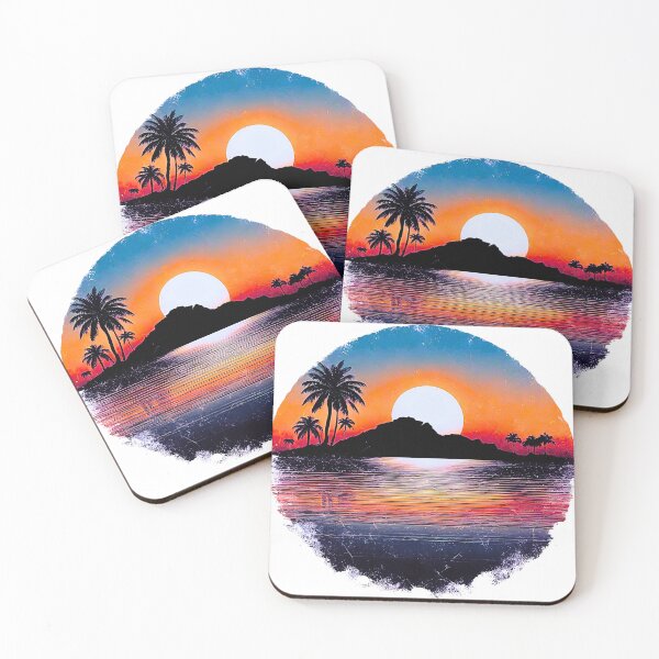 Item preview, Vintage Tropical Sunset designed and sold by Fredster1966.