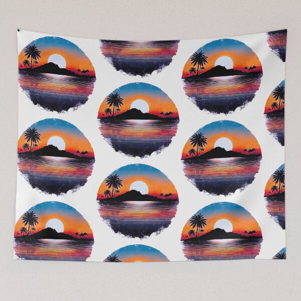 Item preview, Vintage Tropical Sunset designed and sold by Fredster1966.