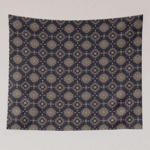 Item preview, Black gold color geometric botanical pattern | Household item matching design | Seamless background designed and sold by patpas69.