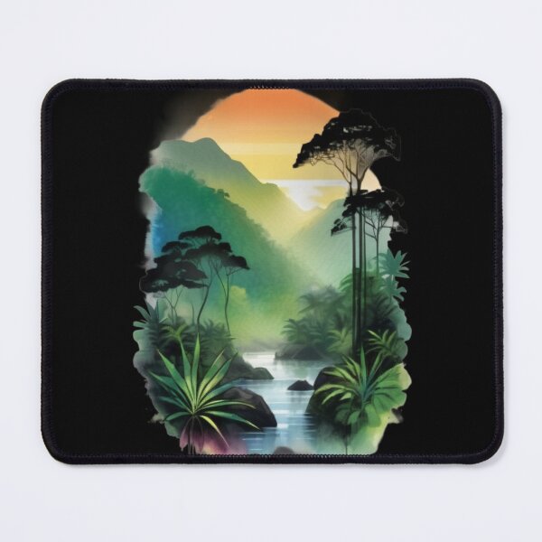 Item preview, watercolor daintree national park designed and sold by EuropeanPrints.
