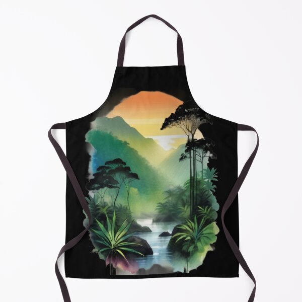 Item preview, watercolor daintree national park designed and sold by EuropeanPrints.