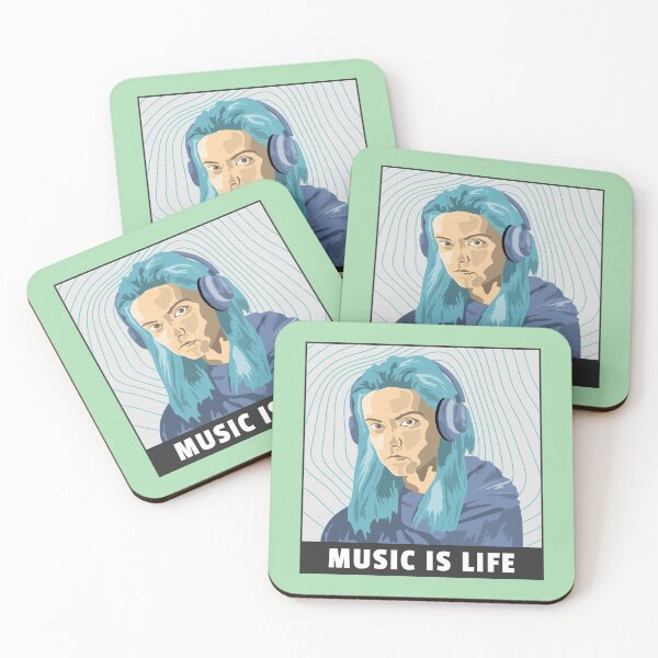 Item preview, Music is Life (version3) designed and sold by AldenTees.