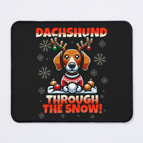 Item preview, Sausage Dog Christmas Weiner Dachshund Xmas designed and sold by Shelmodine79.