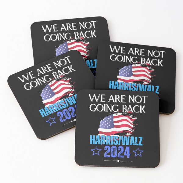 Item preview, We Are Not Going Back Harris/Walz 2024 Save Democracy Political Design designed and sold by EarthArtDesigns.