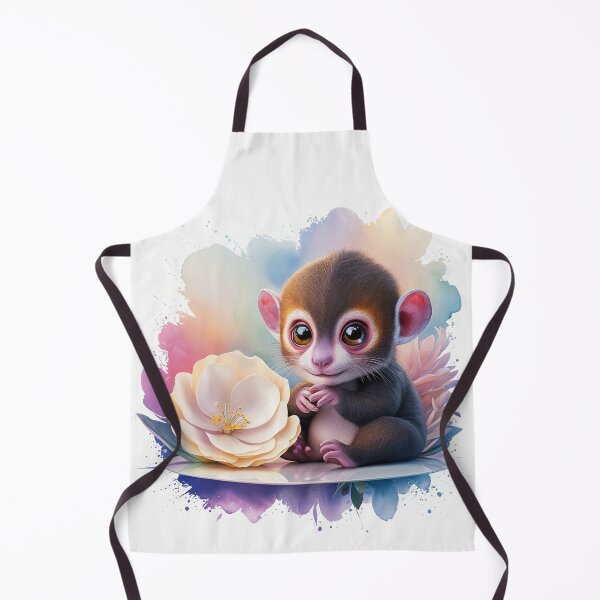 Item preview, Cute Baby Tarsier Watercolor Art designed and sold by PinkGoddessLove.