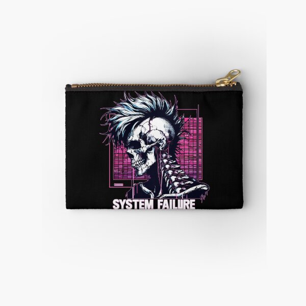 Item preview, System Failure Neon Punk Skeleton designed and sold by TomFrontierArt.
