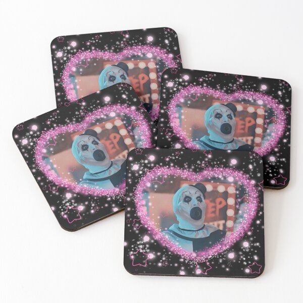 Item preview, Art the clown, heart frame designed and sold by STAYOKJACK.
