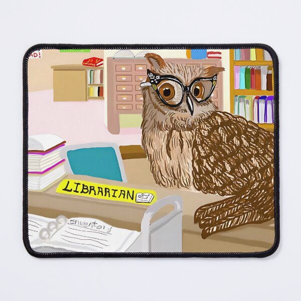 Item preview, Mz. Wizest The Owl Librarian designed and sold by pinkyjainpan.