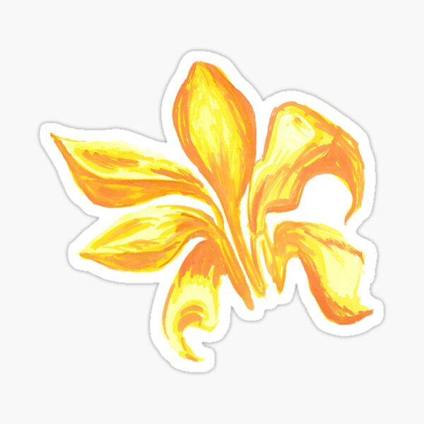 Yellow Petals Sticker