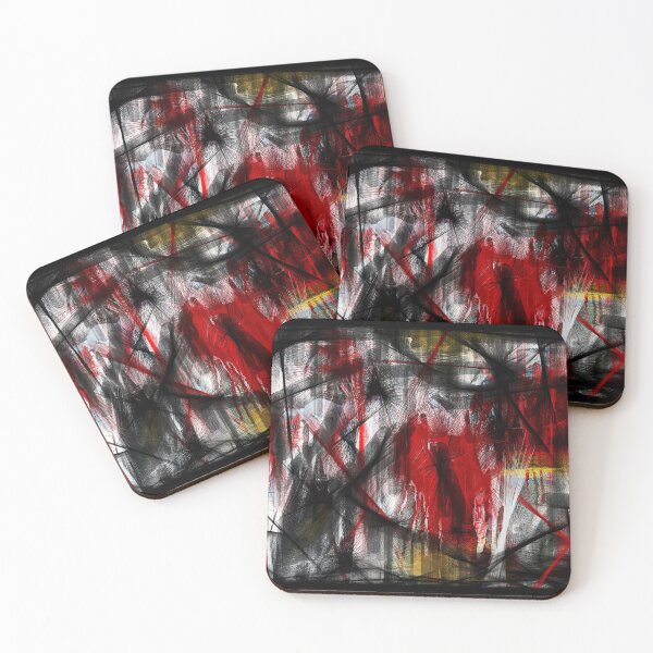 Item preview, Il Risveglio - abstract painting  designed and sold by Red Siri0 Art.
