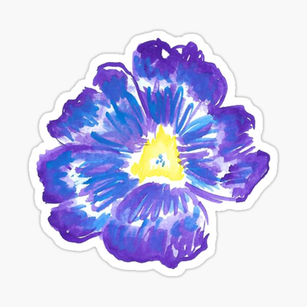 Purple Flower Sticker