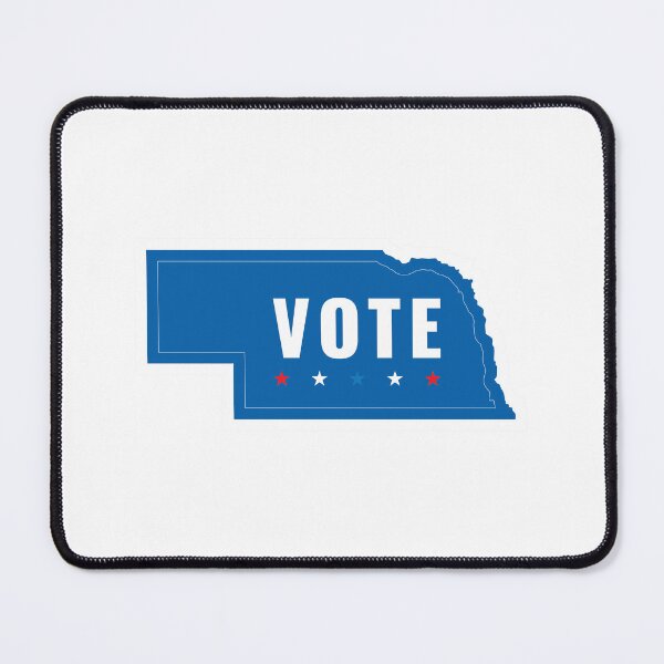 Item preview, Vote Blue Nebraska: Stand Up for Democracy designed and sold by Mundivagant Designs.
