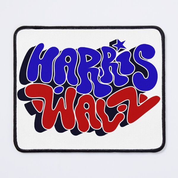 Item preview, harris walz typographi  designed and sold by unimajinasi.