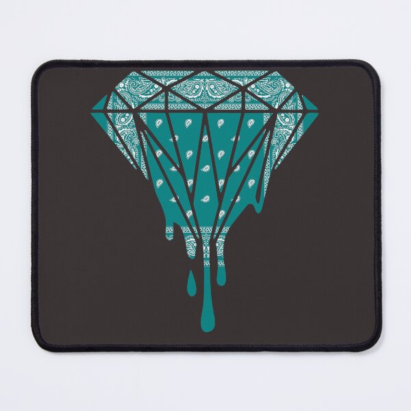 Item preview, Teal Bandana Diamond Dripping designed and sold by TTStopShop.
