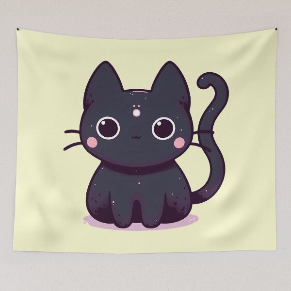 Item preview, Cute Magic Cat. designed and sold by Anna Halasek.