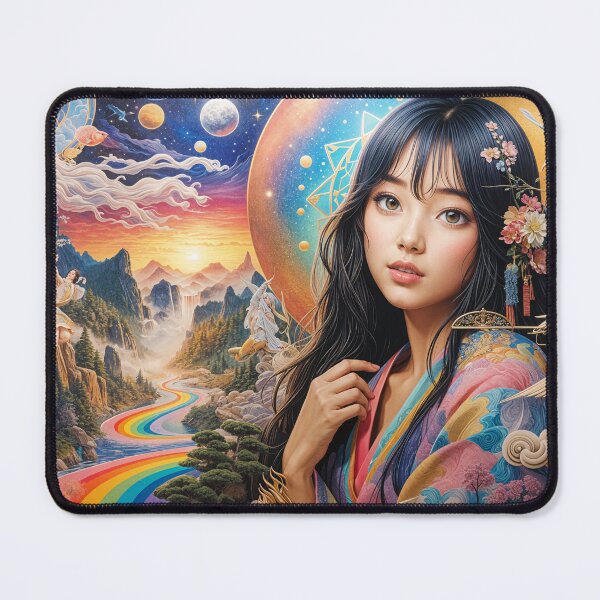 Item preview, landscape with asian woman designed and sold by redmoon64.