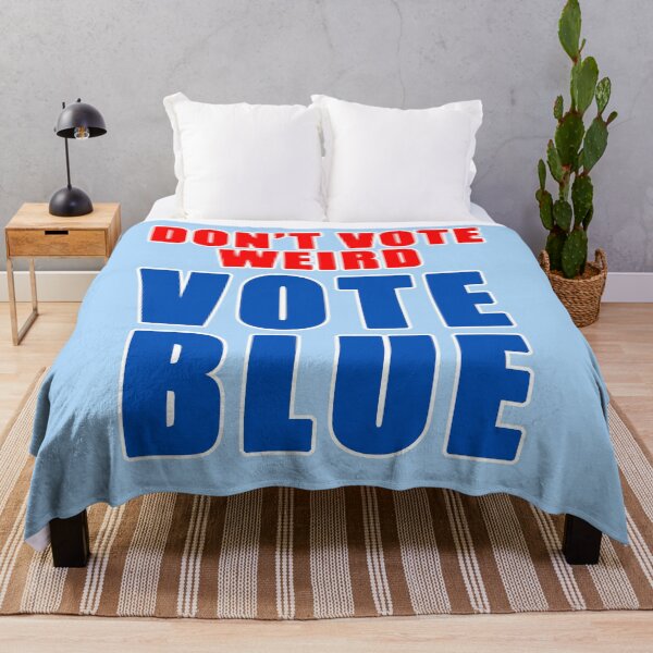Item preview, DONT VOTE WEIRD VOTE BLUE Harris Walz 2024 designed and sold by LoveAndDefiance.