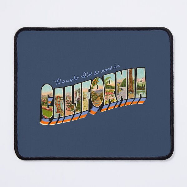 Item preview, Thought I'd Be Cool in California Vintage Postcard Design designed and sold by aestheticqueen.