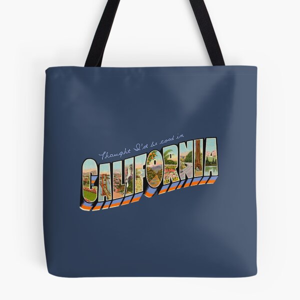 Item preview, Thought I'd Be Cool in California Vintage Postcard Design designed and sold by aestheticqueen.