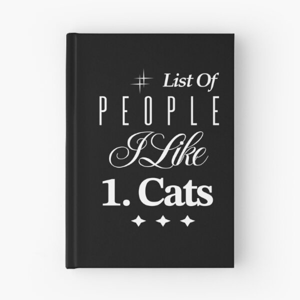 Item preview, List Of People I Like Cats designed and sold by KaiLabsArt.