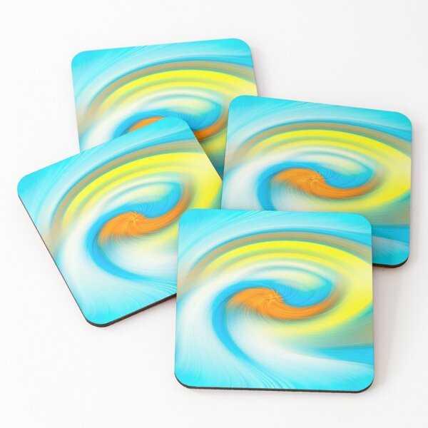 Item preview, Colour Cocaine Blue Dream Twirl designed and sold by FOLK ART FUSION by heidiannemorris.