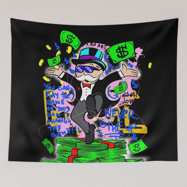 Item preview, Happy Monopoly Man Dollar Money Theme designed and sold by DonVivaldo.
