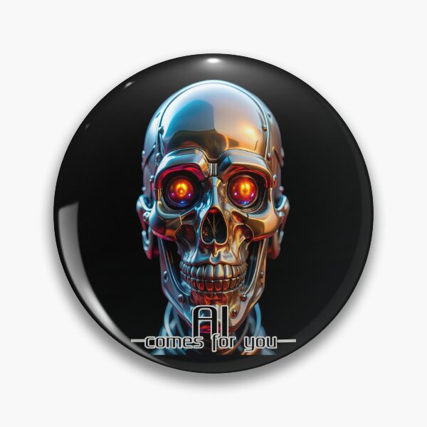 Item preview, AI comes for you Metallic Skull with LED Eyes designed and sold by lamp148.