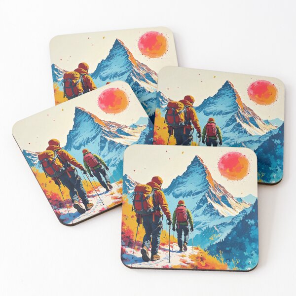Item preview, couple of mountaineers designed and sold by redmoon64.