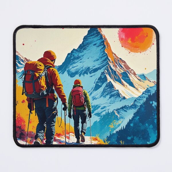 Item preview, couple of mountaineers designed and sold by redmoon64.