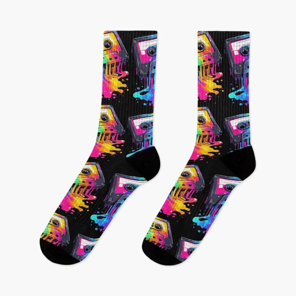 Item preview, Melting Cassette Tape Rainbow Colors designed and sold by TomFrontierArt.