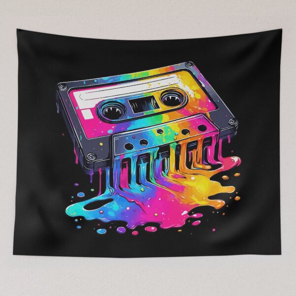 Item preview, Melting Cassette Tape Rainbow Colors designed and sold by TomFrontierArt.