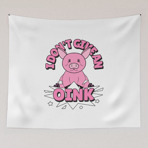 Item preview, Pig Pun I Dont Give An Oink designed and sold by Sartoris Art.