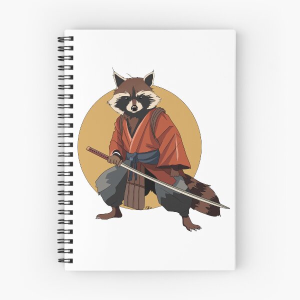Item preview, Raccoon samurai designed and sold by SheboahArt.