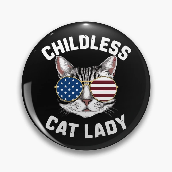 Funny American USA Kitty Cat Design - Perfect for the Childless Cat Lady — Pin by BiMood