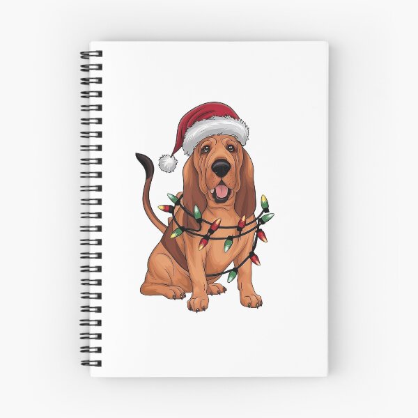 Artikelvorschau, Niedlich, Lustig, Bluthund, In, Weihnachtsmütze entworfen und verkauft von canvadreamer444.