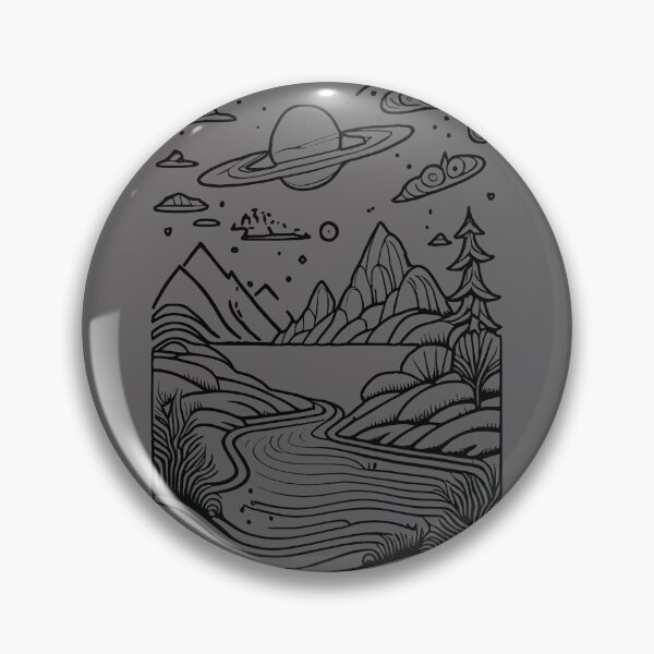 Item preview, Planets and Earthly Landscape designed and sold by Chubuter.
