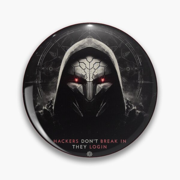 Item preview, Hackers Don't Break In They Login! designed and sold by Gnfree.