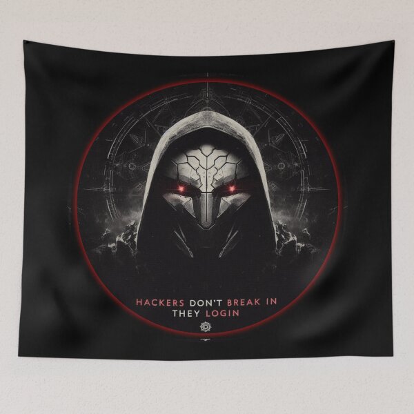 Item preview, Hackers Don't Break In They Login! designed and sold by Gnfree.