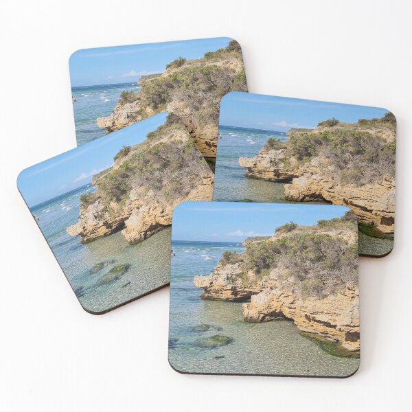 Item preview, beach, ocean, water, landscape, islands, rock formations. designed and sold by Roslyn1978.
