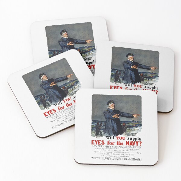 Item preview, Will you supply eyes for the Navy? WWI Poster designed and sold by warishellstore.