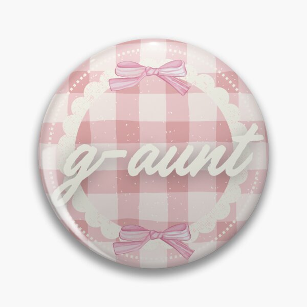 Item preview, "G-Aunt" pin designed and sold by Victoria Befumo.