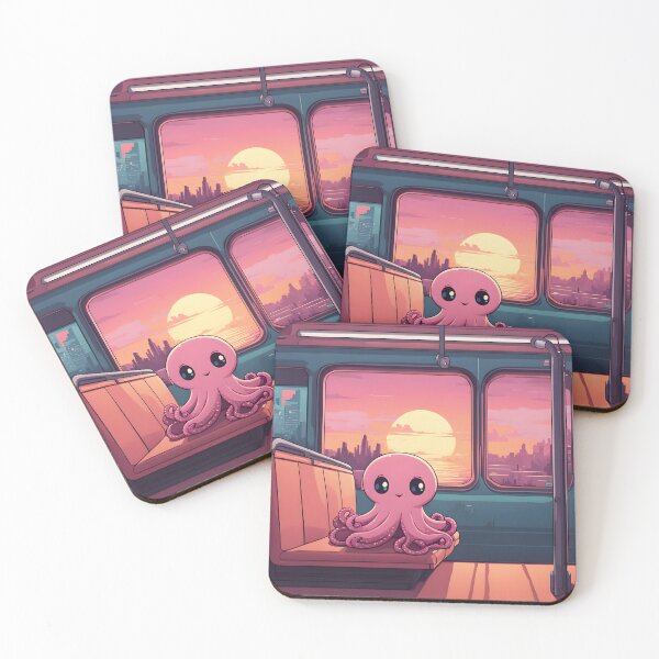 Item preview, Octopus on a Subway Ride designed and sold by ArtsyWishesShop.