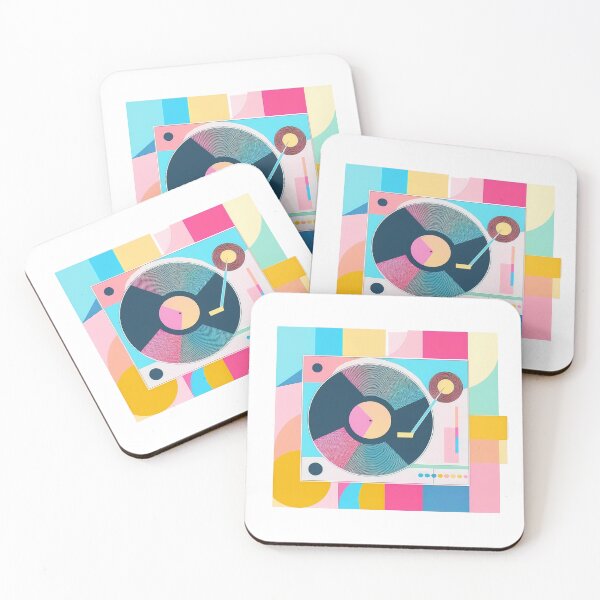 Item preview, Dj Turntable as Bauhaus Style Art  designed and sold by OzzFrequency.