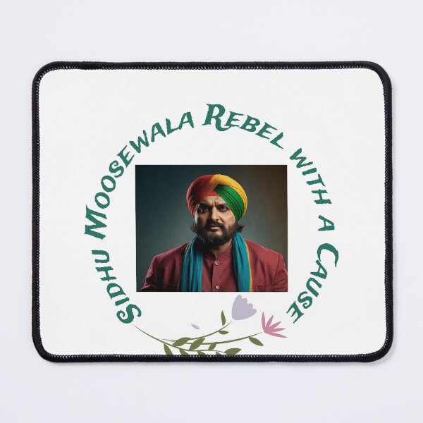 Item preview, Sidhu Moosewala-Rebel with a Cause designed and sold by PrintPopTees.